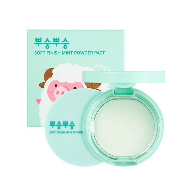 【韓國直郵】 韓國 Me Factory 蓬蓬粉餅 頭髮&臉部控油 薄荷 9g