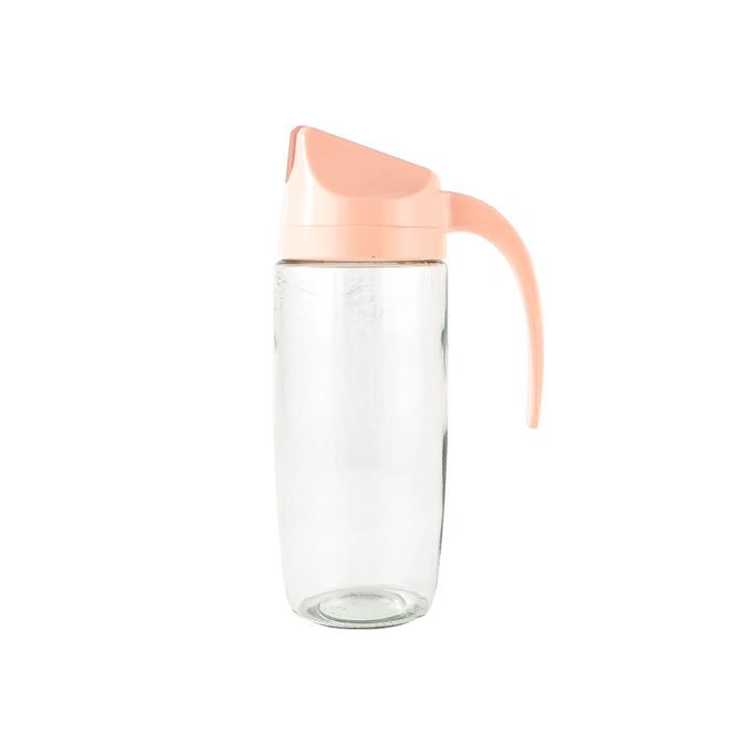 Auto Flip Oil Dispenser Bottle Pink 600ml