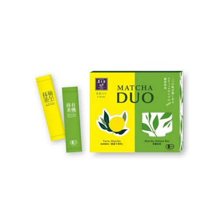 Jugetsudo MATCHA DUO Organic Matcha/Yuzu Matcha