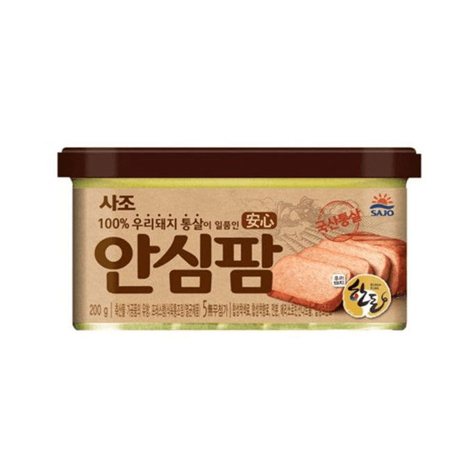 韓国沙条の信頼の韓国豚缶詰 200g