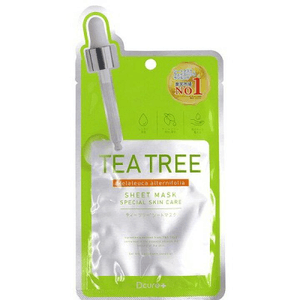 【日本直邮】 日本 日本其他 Picomonte Dcure+ 面膜 茶树精华 1片 茶树香 面膜 保湿 舒缓 修护 抗炎 滋润 女性