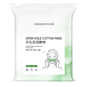 Open-Mouth Wet Compresses 220 sheets/bag 110 sheets each of perforated and standard types