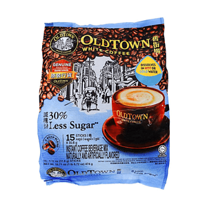 3In1 Instant White Coffee Less Sugar,15sticks 16.71 oz