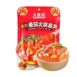 大龍燚 酸甜番茄火鍋底料 清湯不辣火鍋料 2-3人份 200g【濃鬱微酸】【全美線上獨家首發】