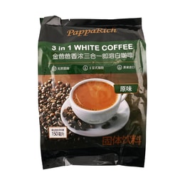 马来西亚金爸爸 香浓三合一即溶白咖啡 480g