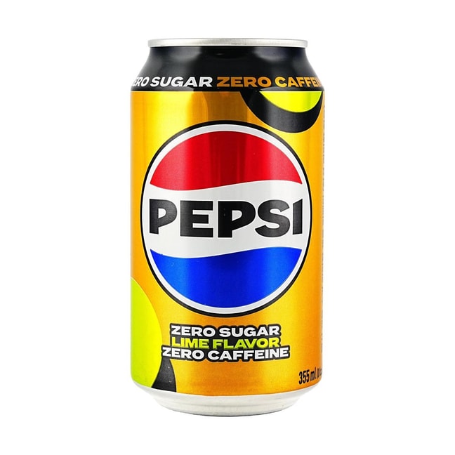 韩国版PEPSI百事可乐 无糖可乐 青柠味 355ml【0糖0咖啡因】