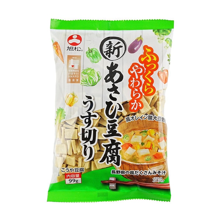 ASAHIMATSU FOODS 新発売のアサヒ高屋乾燥豆腐、3.48オンス - Yami