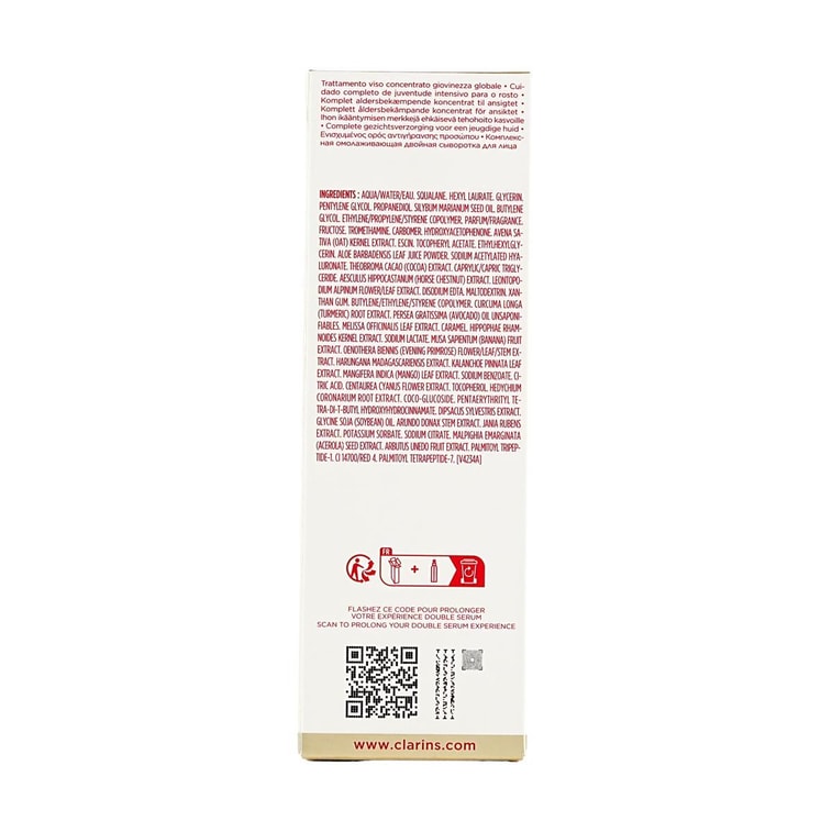 CLARINS嬌韻詩 第九代黃金雙萃精華液 經典抗老精華油 50ml 緊緻透亮 抗皺淡紋 改善熬夜暗沉【中性/混乾/乾皮首選】敏感肌適用 7