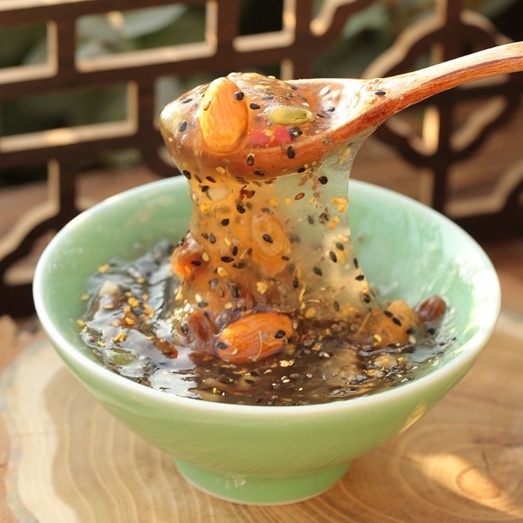 陳牛牛 キンモクセイ チアシード レンコン スターチスープ 400g×1袋 [インスタントドリンク、クイックミールリプレイスメント] 3