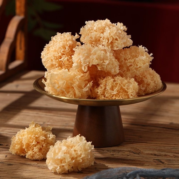 Organic silver ear pure natural additive-free linden silver ear dry goods easy to cook easy to produce gum snow ear white wood ear sulfur-free ear 130g 7