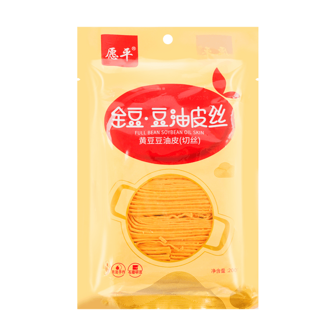 Yellow Soybean Tofu Skin Strips 7.05 oz