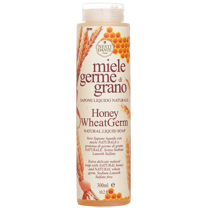 Natural Liquid Soap - Honey WheatGerm (Shower Gel) 300ml/10.2oz