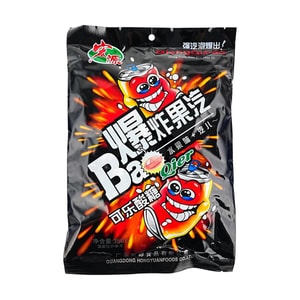 Exploding Fruit Soda Cola Flavor Hard Candy 12.35 oz