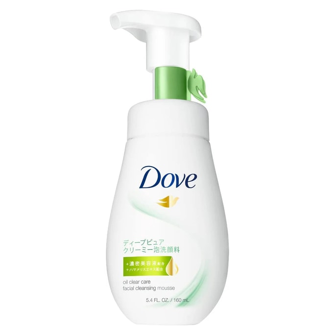 ダヴ オイルコントロール＆毛穴引き締めクレンジングムース（日本）160ml