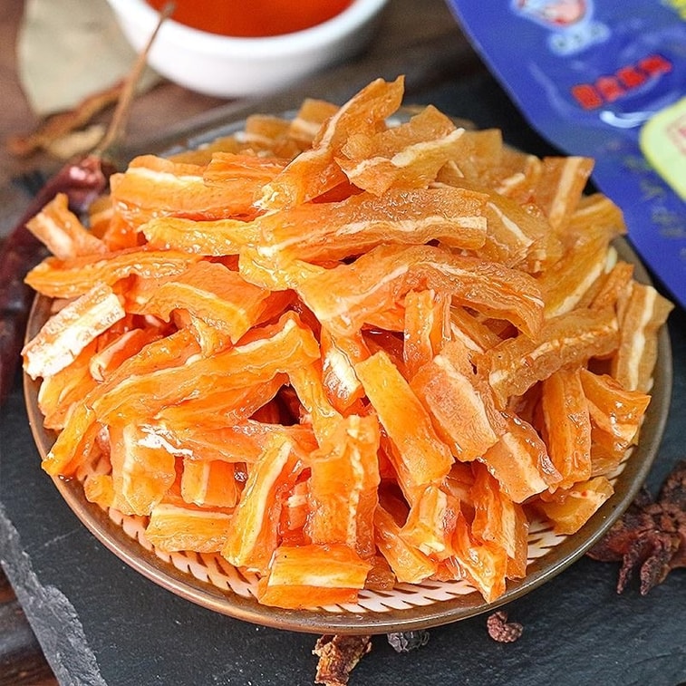 缺牙齿 素牛肚超辣香辣耳尖脆骨鱼仔湖南解馋小零食16g*10(4种口味混合) 5