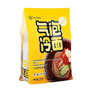 Sparkling Cold Noodles Buckwheat Flavor 19.75oz【1-Minute Instant】【Refreshing & Crisp】