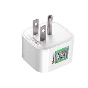 [중국 직배송] BULL (미국 표준) 여행용 어댑터 - 흰색 (1개)