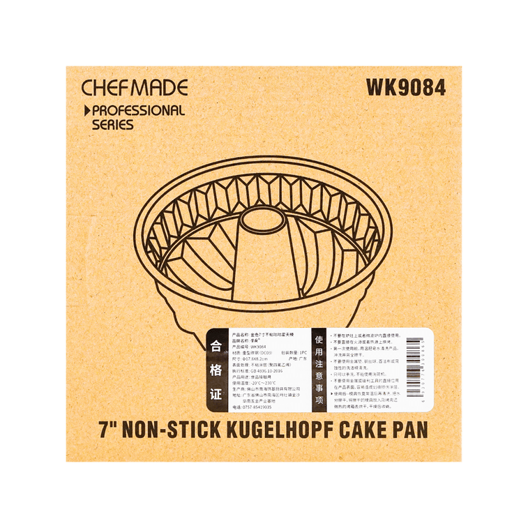 Handmade Non-stick Champagne Gold 7inches Cuckoo Hoff Cake Mold 3