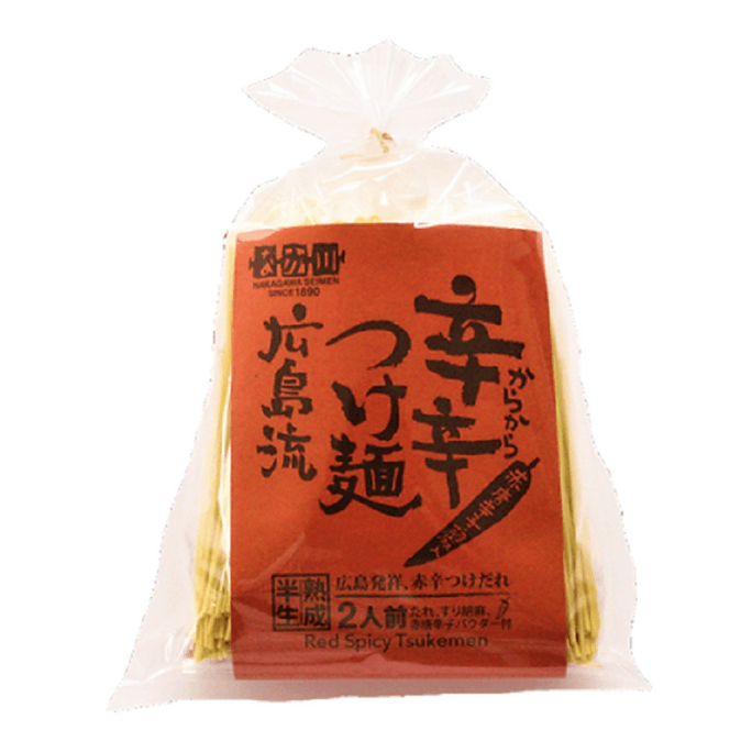 【日本直送品】NAKAGAWA 辛つけ麺(広島風) 2人前【調味料・唐辛子・ごま入り】