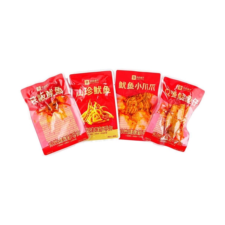 Assorted Squid Snacks Gift Pack, 9.03oz【The Year of The Horse】 7