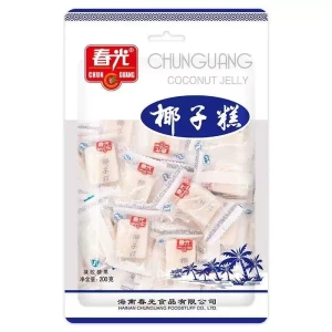 봄날 하이난 특산 코코넛 케이크 200g*1봉 봉지 코코넛 케이크 벌크 코코넛 케이크 인기 간식 즉석
