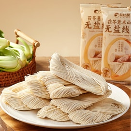 比比赞 茯苓薏米山药无盐线面 420g【无盐轻负担】【健康美味】