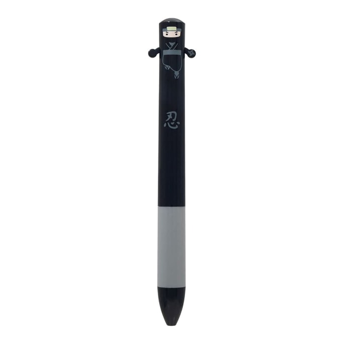 SAKAMOTO mimiPen 2 color pen [black ninja]