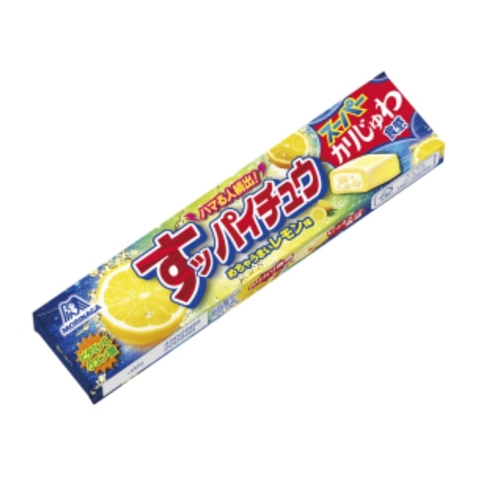 【日本直邮】MORINAGA森永 HI-CHEW 日本版 果汁软糖 柠檬夹心 12粒