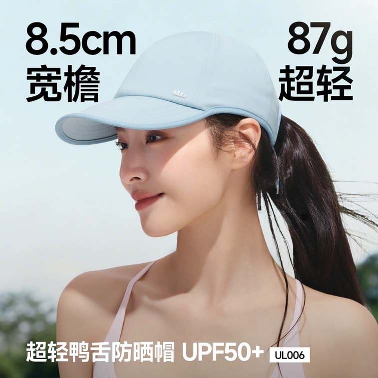 UL006 Lightweight Sun Protection Cap – Clear Blue One Size 5