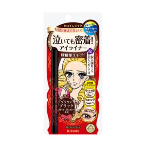 [일본에서 직접 우편 발송] KISS ME 드리미 티어풀 아이즈 넌스머지 아이라이너 초극세 아이라이너 리퀴드 펜 방수 브라운 블랙 @COSME Awards