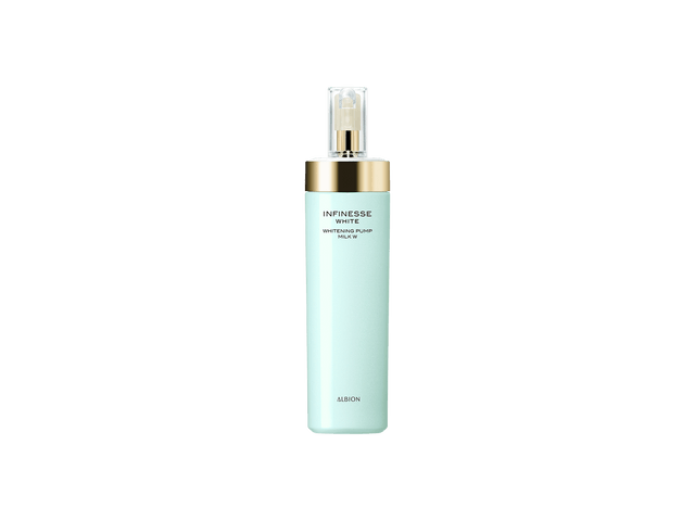 ALBION INFINESSE WHITE Brightening Pump Milk Lotion Before