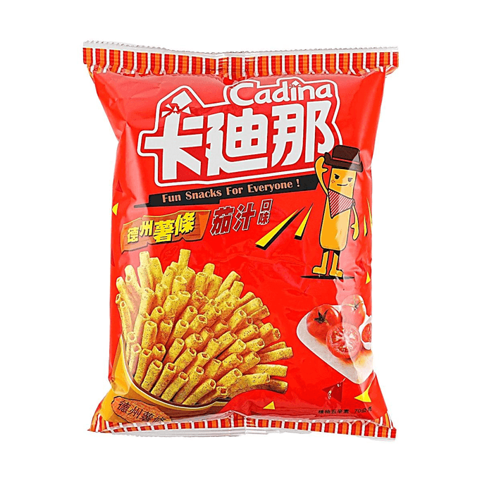 台灣卡迪那 德州薯條 茄汁口味 70g