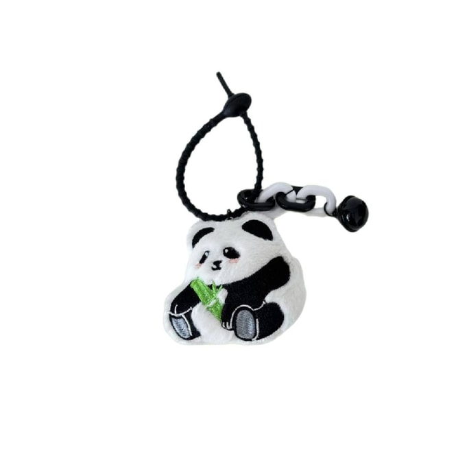 【Herbal Panda Ornament-Panda Hugging Bamboo Design】Fresh and Adorable Car Hanging / Backpack / Keychain 1 Piece