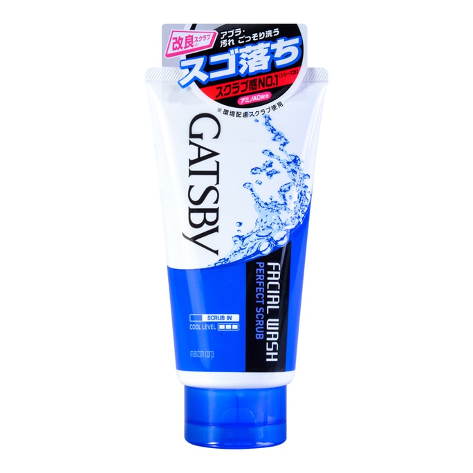 MANDOM GATSBY 페이셜 워시 퍼펙트 스크럽 130g