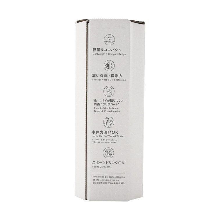 Stainless Steel Water Bottle Travel Thermos Mug #Gray SM-WS36HM, 12.68 fl oz 8