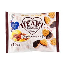 ハートチョコレートクッキーバターアーモンド風味 3.17オンス
