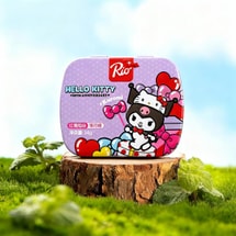 Sanrio Collaboration Kuromi Red Grape Mint Candy,Sugar Free,0.49 oz