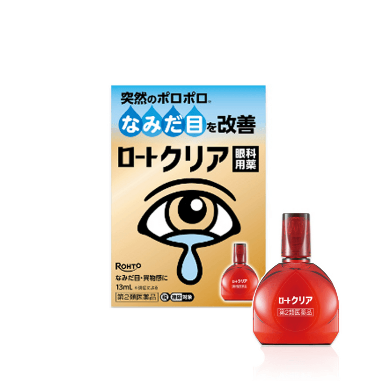 【日本直邮】 日本 ROHTO 乐敦 改善泪眼 抑制炎症 眼药水 13ml 0