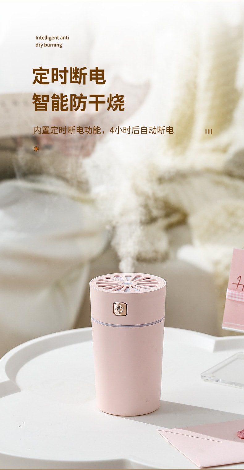 迷你便携大雾量香薰家用桌面卧室车用车载加湿器 1 把