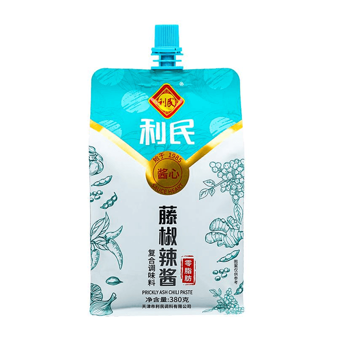 【中国直邮】 LIMIN 利民藤椒辣酱 380g*1袋