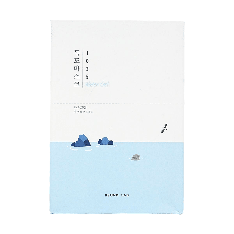 韓國ROUND LAB柔恩萊 1025獨島補水保濕冰絲水凝膜 舒緩鎮定降溫面膜 敏感肌適用 10片 5