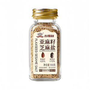 吉得利 亚麻籽芝麻盐奇亚籽轻食调味料水煮菜 100g*1瓶