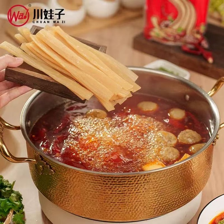  川娃子 四川火锅川粉 红薯粉 麻辣烫火锅食材 120g 【软糯细腻 免泡不含胶】【爽滑劲道有嚼劲】 5