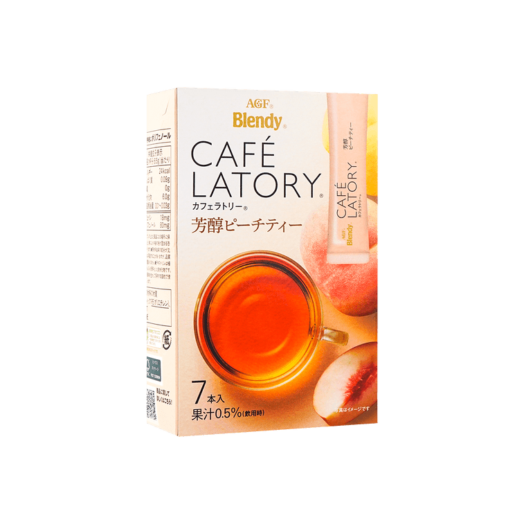 Cafe Latory Peach Fruit Tea - 7 Packets 12