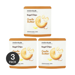 韓國SNACKER DOODIE 蒜香奶油貝果脆片 麵包片 60g