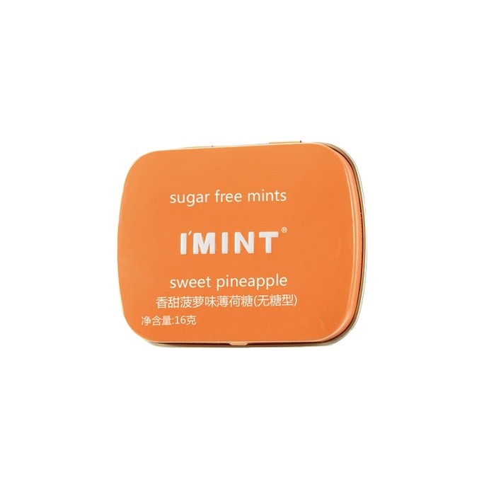 Sugar-Free Mint - Long-Lasting Fresh Breath Kiss-Friendly Throat Care 16g