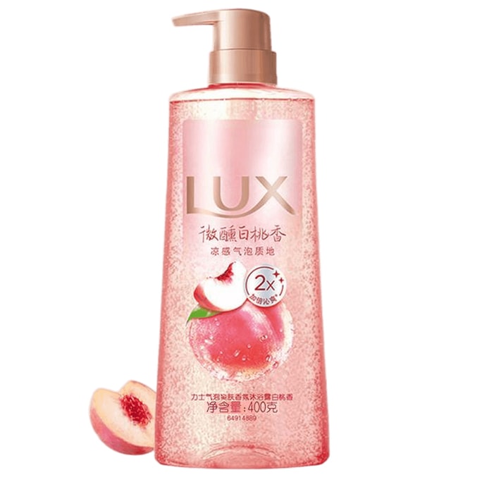 Lightly Fragrant White Peach Shower Gel 400ml