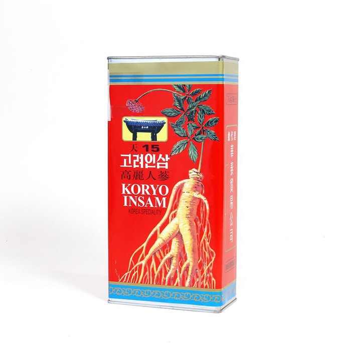 XLSEAFOOD Korean Red Ginseng Grade Heaven#15  6-Year-Aged 1 LB pack