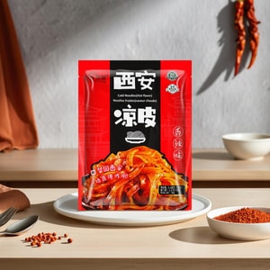 Spicy Xi'an Liangpi Cold Noodles - Ready-to Eat, 5.64 oz