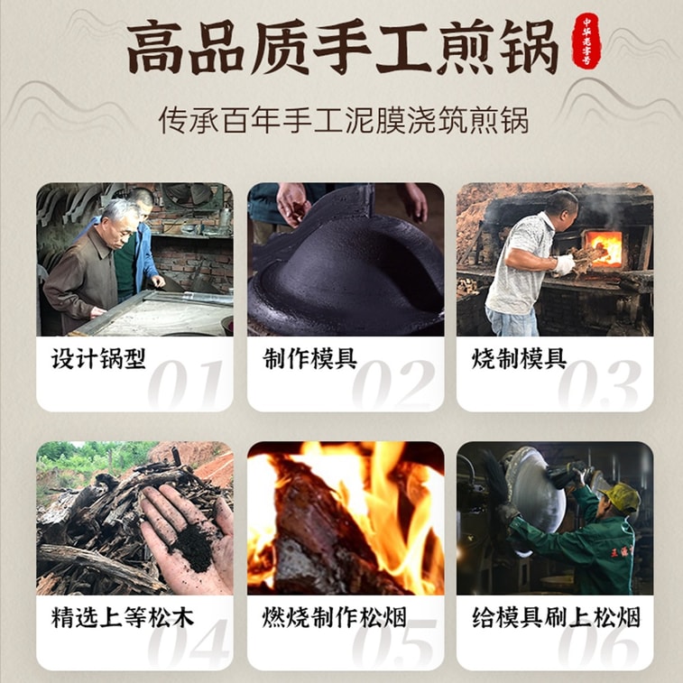 28CM Cast Iron Skillet Non-Stick Coating-Free Flat Pan for Frying Steak Pancakes – Home Use Gas & IH 7